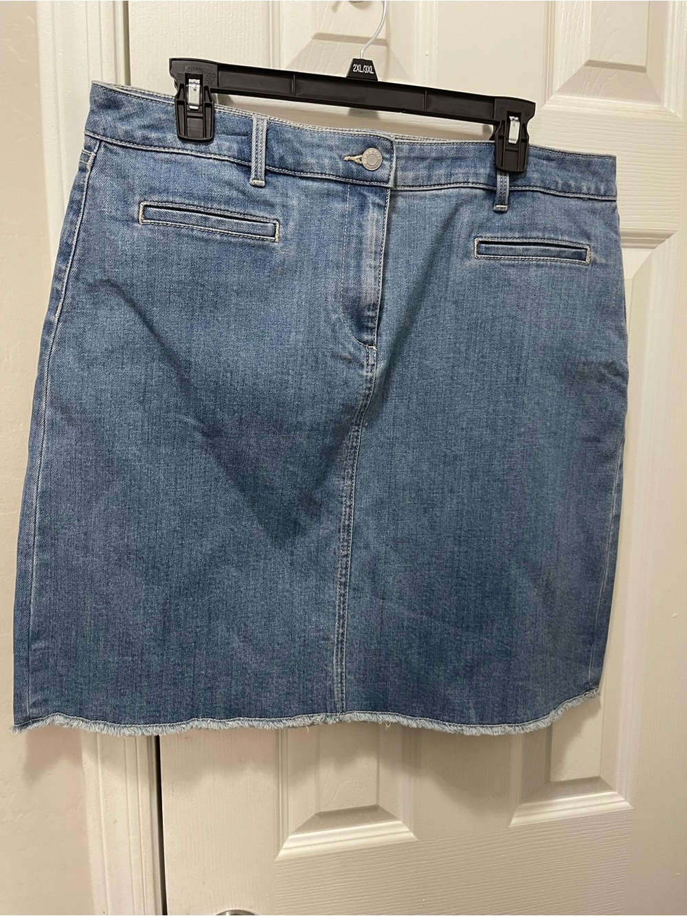 Talbots Light Blue Denim Mini Skirt